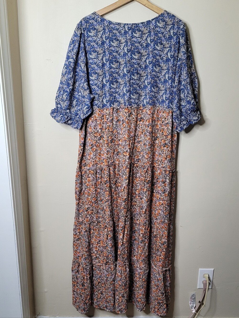 Natural Life Collette Tiered Maxi Dress Size XL - Picture 7 of 10